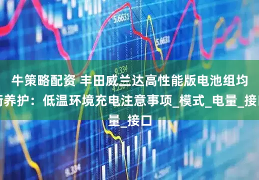 牛策略配资 丰田威兰达高性能版电池组均衡养护：低温环境充电注意事项_模式_电量_接口